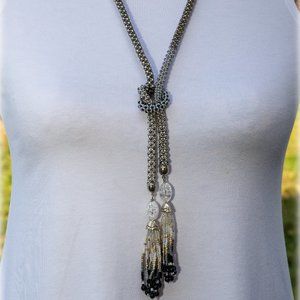 Handmade lariat necklace
